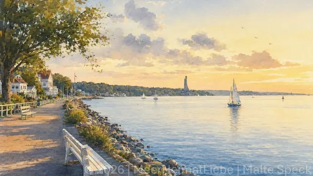 Sommerabend an der Förde